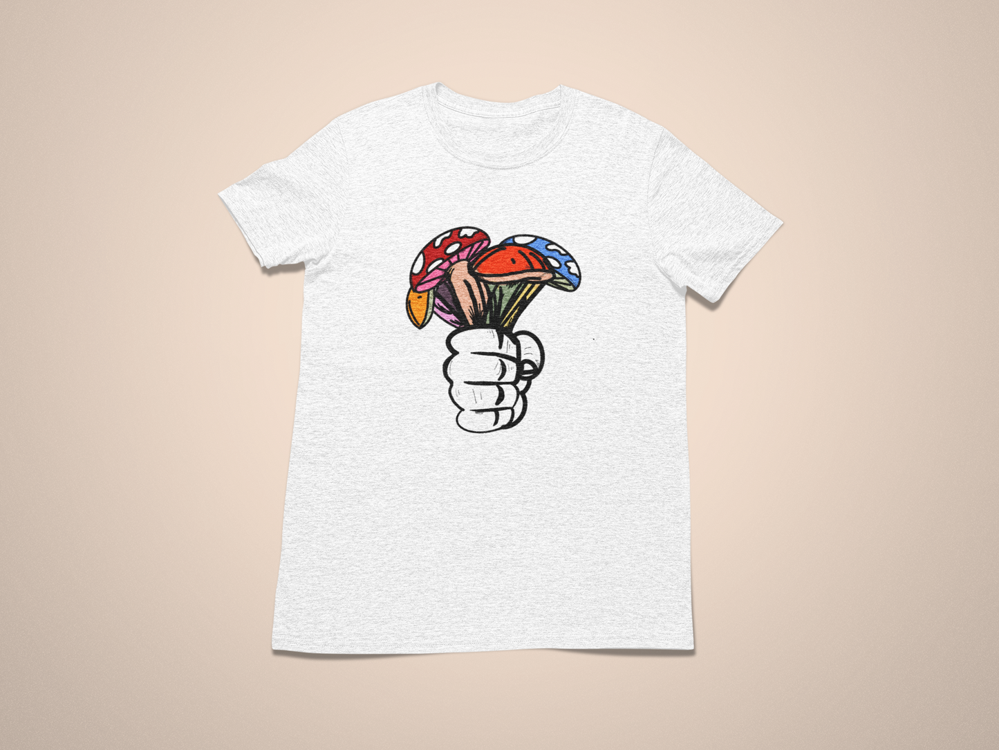 Mushroom Bouquet Short Sleeved T-Shirt