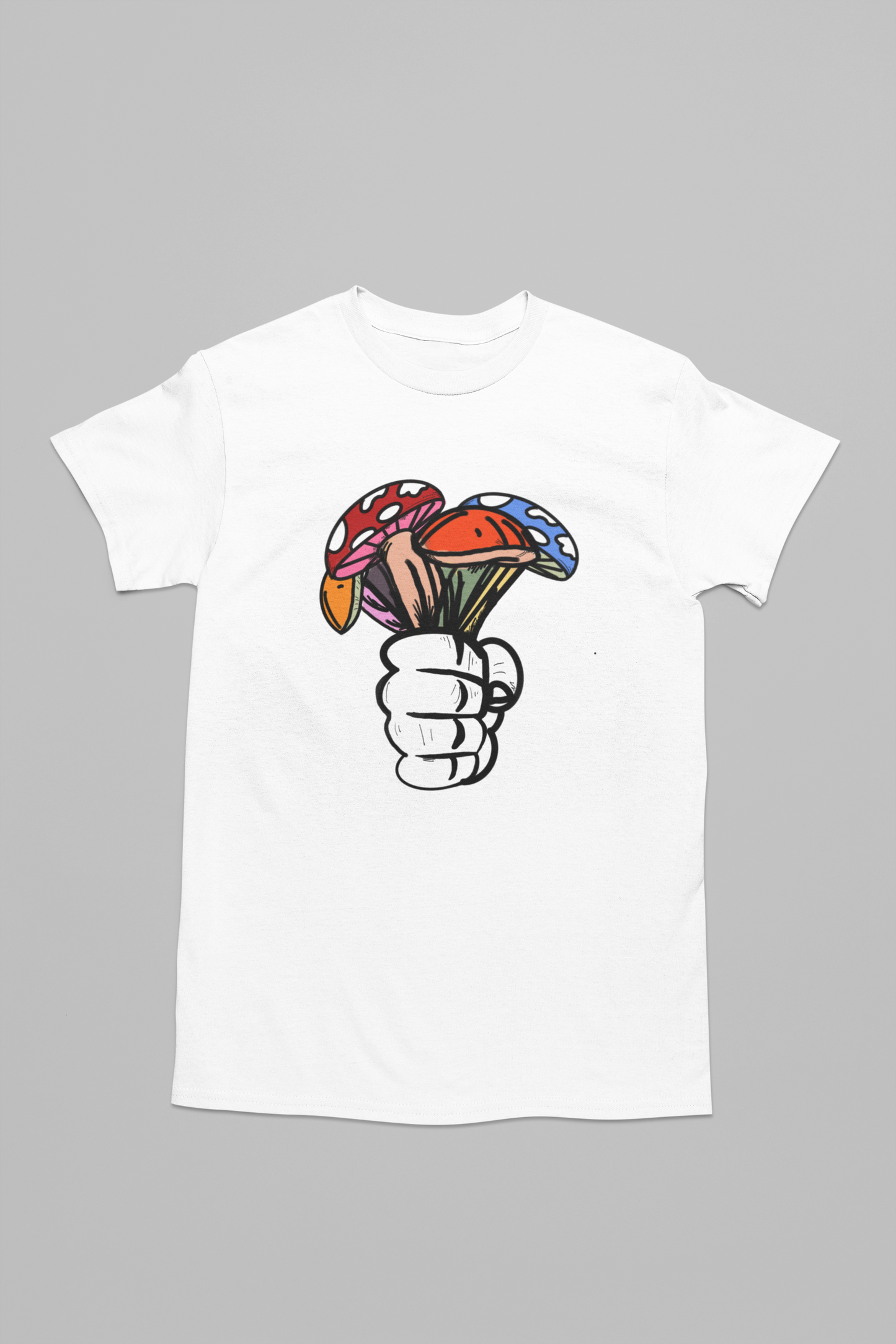 Mushroom Bouquet Short Sleeved T-Shirt