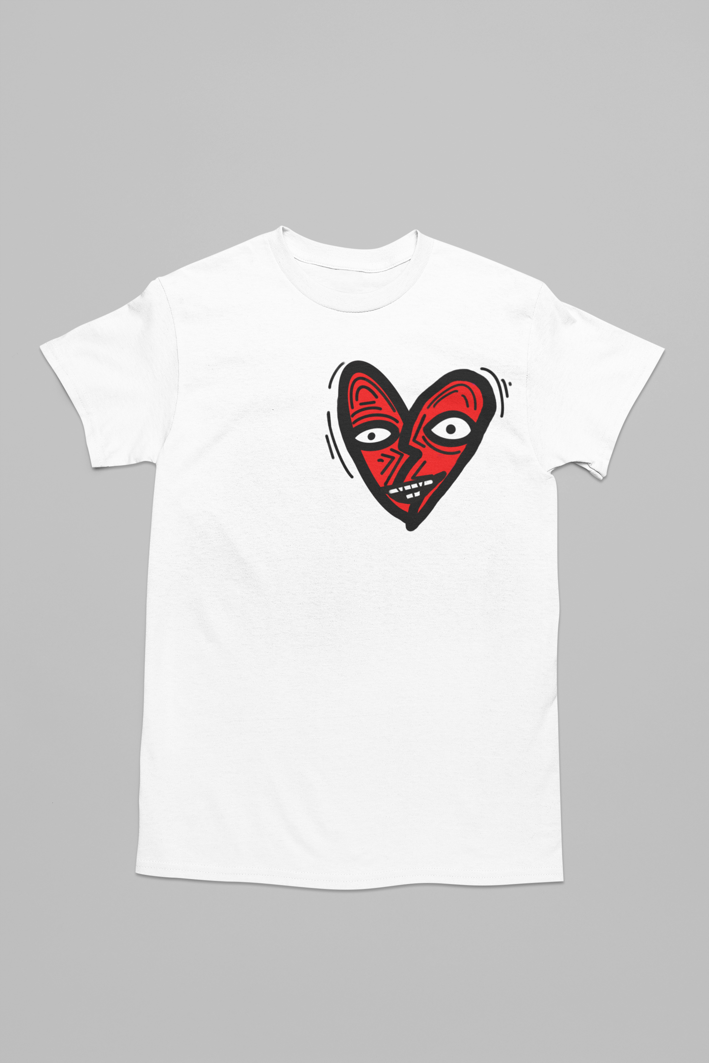 Smiling Heart Short Sleeved T-Shirt