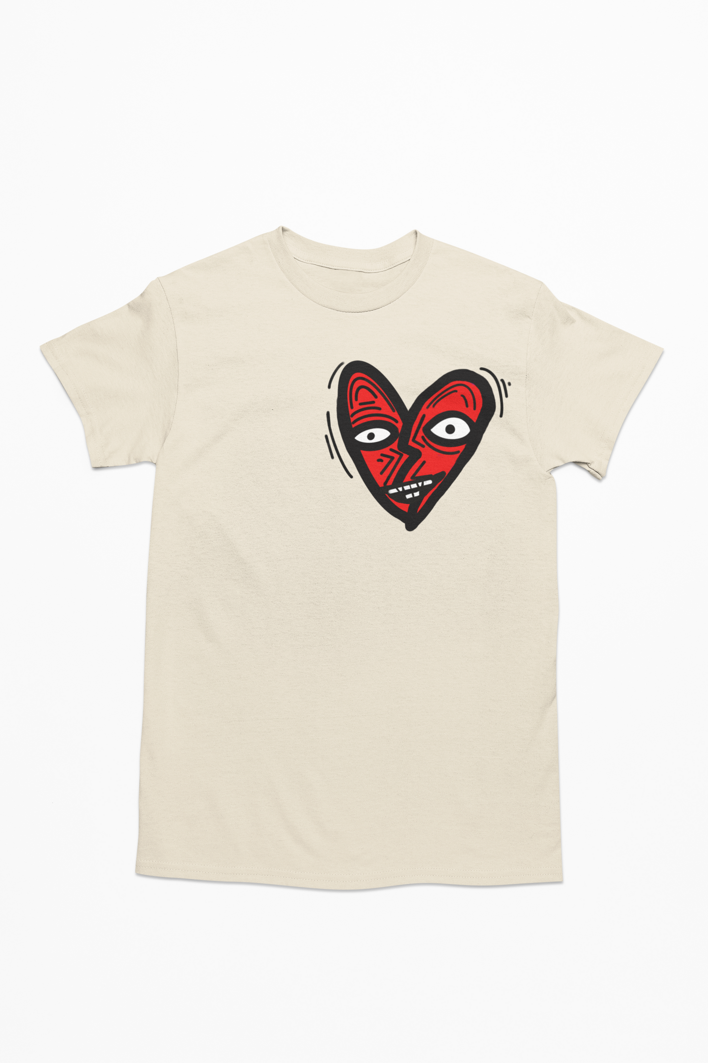 Smiling Heart Short Sleeved T-Shirt